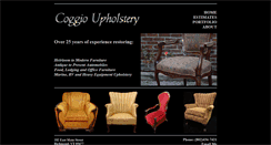 Desktop Screenshot of coggioupholstery.com